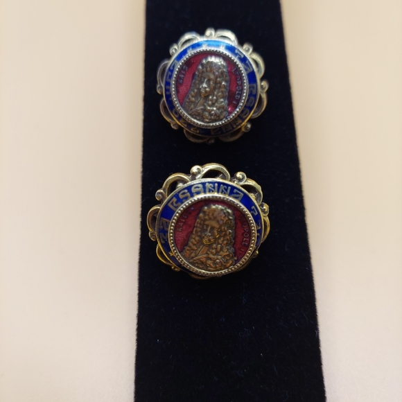 Vintage Leopold Kaiser (emperor of the Holy Roman Empire)Clip On Earrings. - Picture 8 of 12